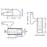 Luz de LED com sensor para armário - Automática - StoreEconomy